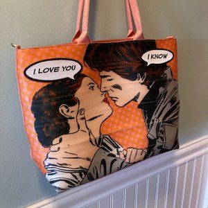 Harveys Star Wars Han Leia I Love You I Know Streamline Bag - EUC